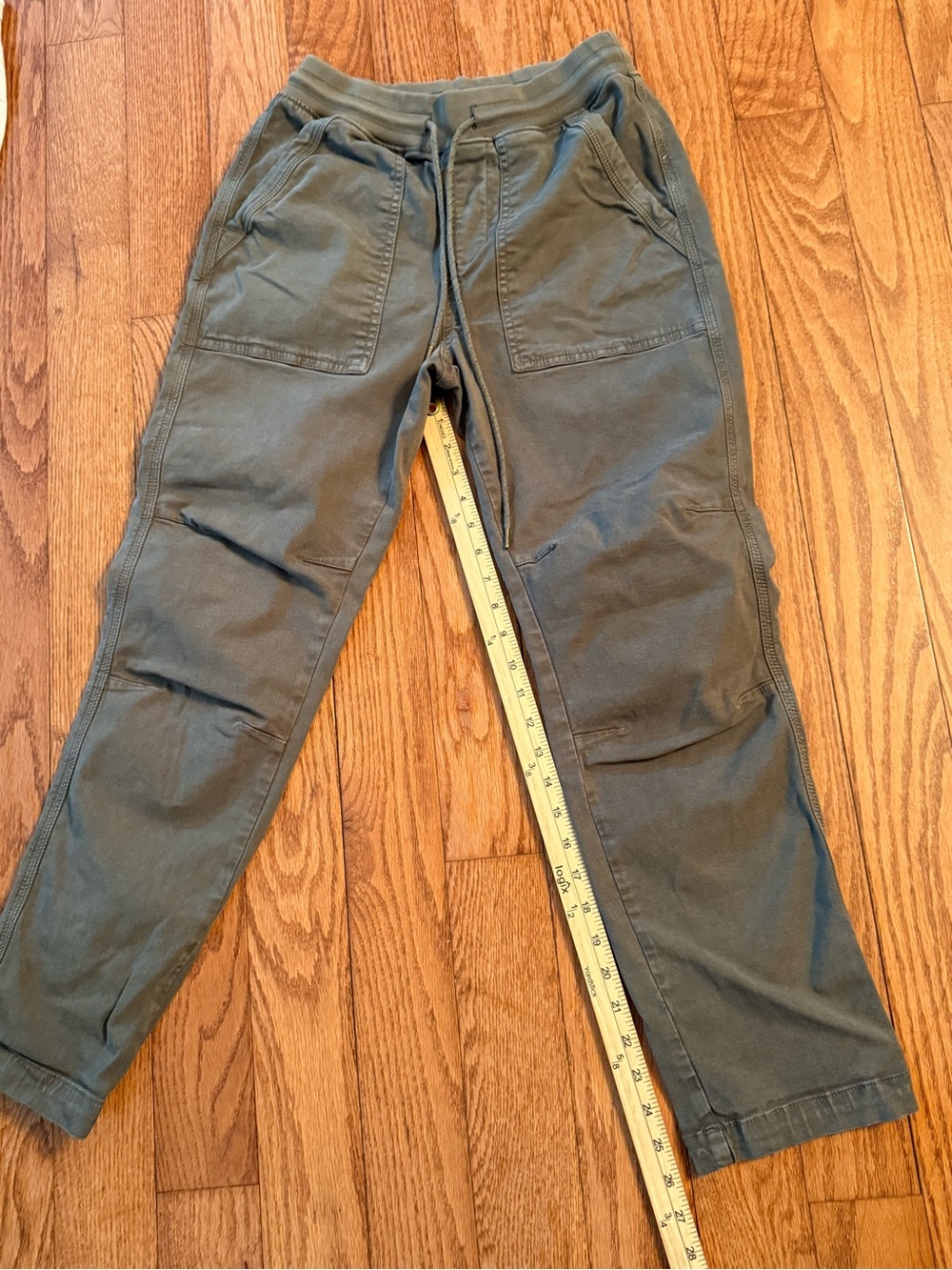 Faherty Traveler Pant Womens XS Dusty Olive Green Tencel Cotton WBF2203-DOL